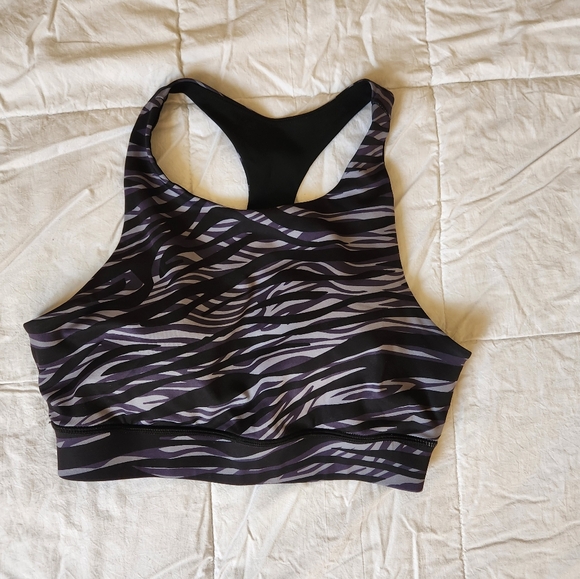 Zebra Print Sports Bra - Picture 1 of 2